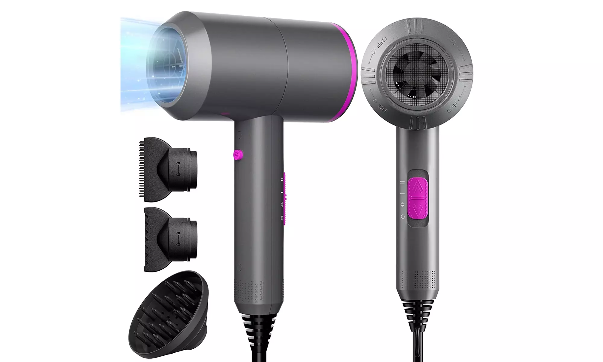 Fezax Ionic Hair Dryer 2000W Salon Performance AC Motor Styling Tool - Primary Image