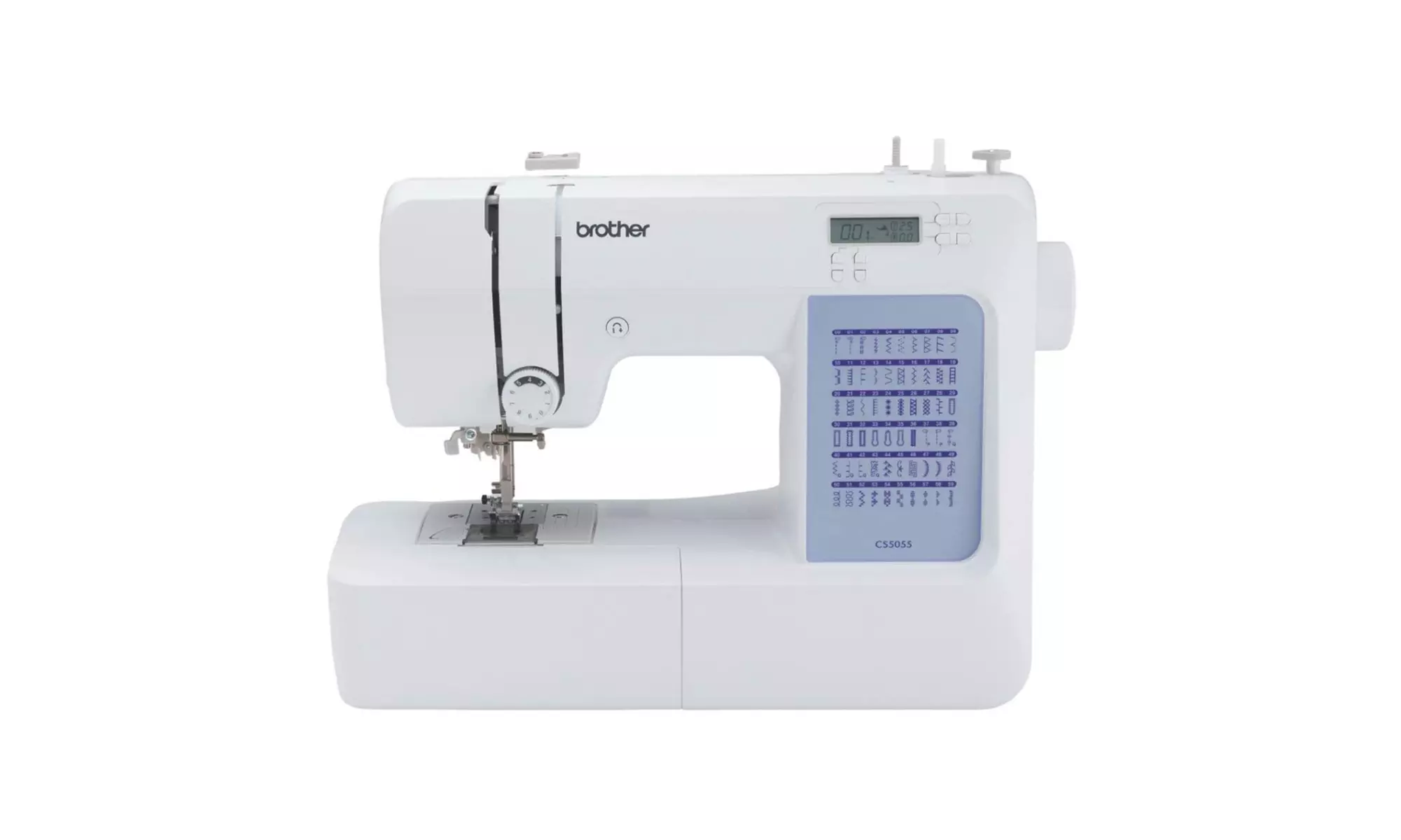 Brother CS5055 Computerized Sewing Machine (White) with Machine Thread - Primary Image