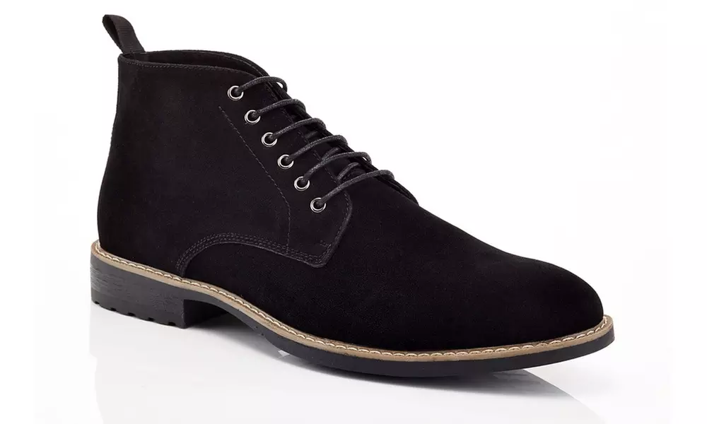 Adolfo Keith Men's Microsuede Chukka Boots 