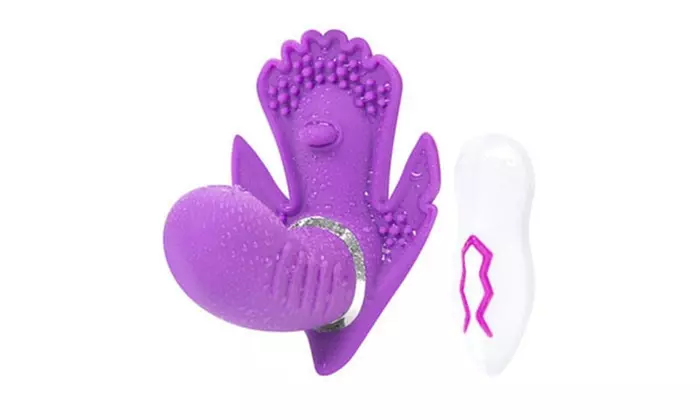  Remote Control Butterfly Vibrating Dildo Clitorial Simulator - Primary Image