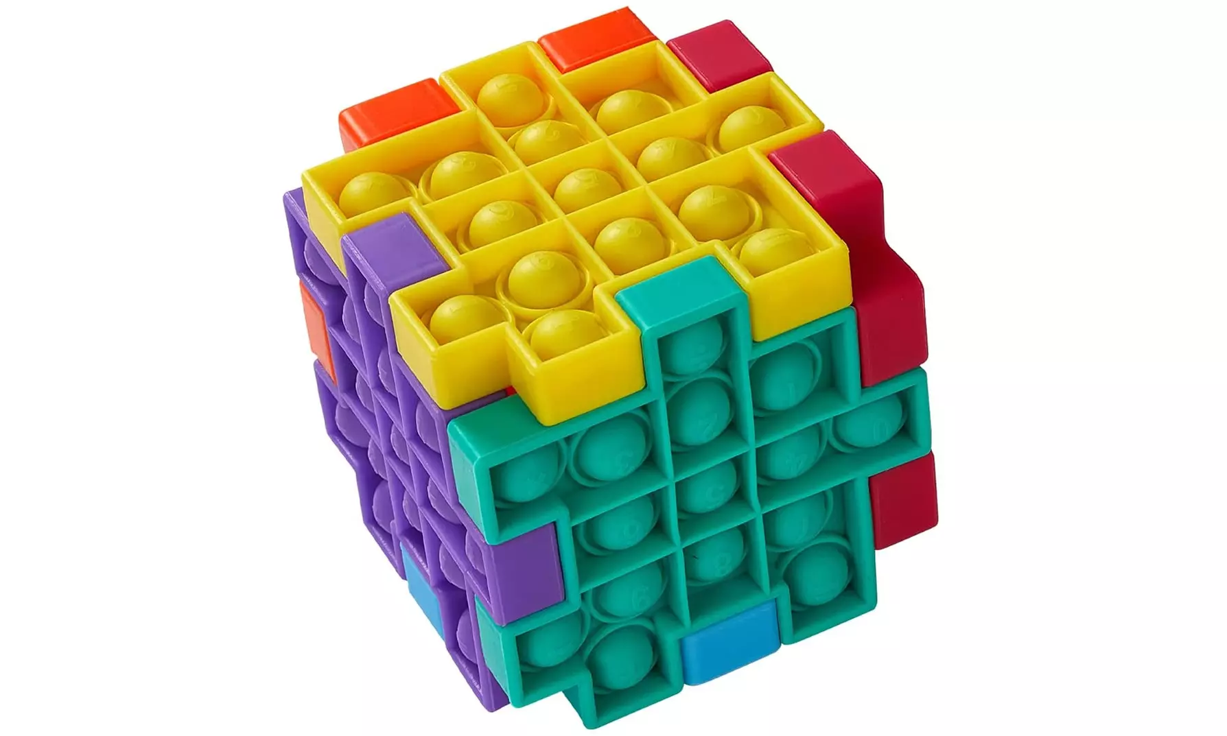 Cube Pop It Puzzle Game Board 6 Pack - Primary Image
