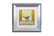 Rachel Paxton 'Small Bird 233' Matted Silver Framed Art - Second Medium