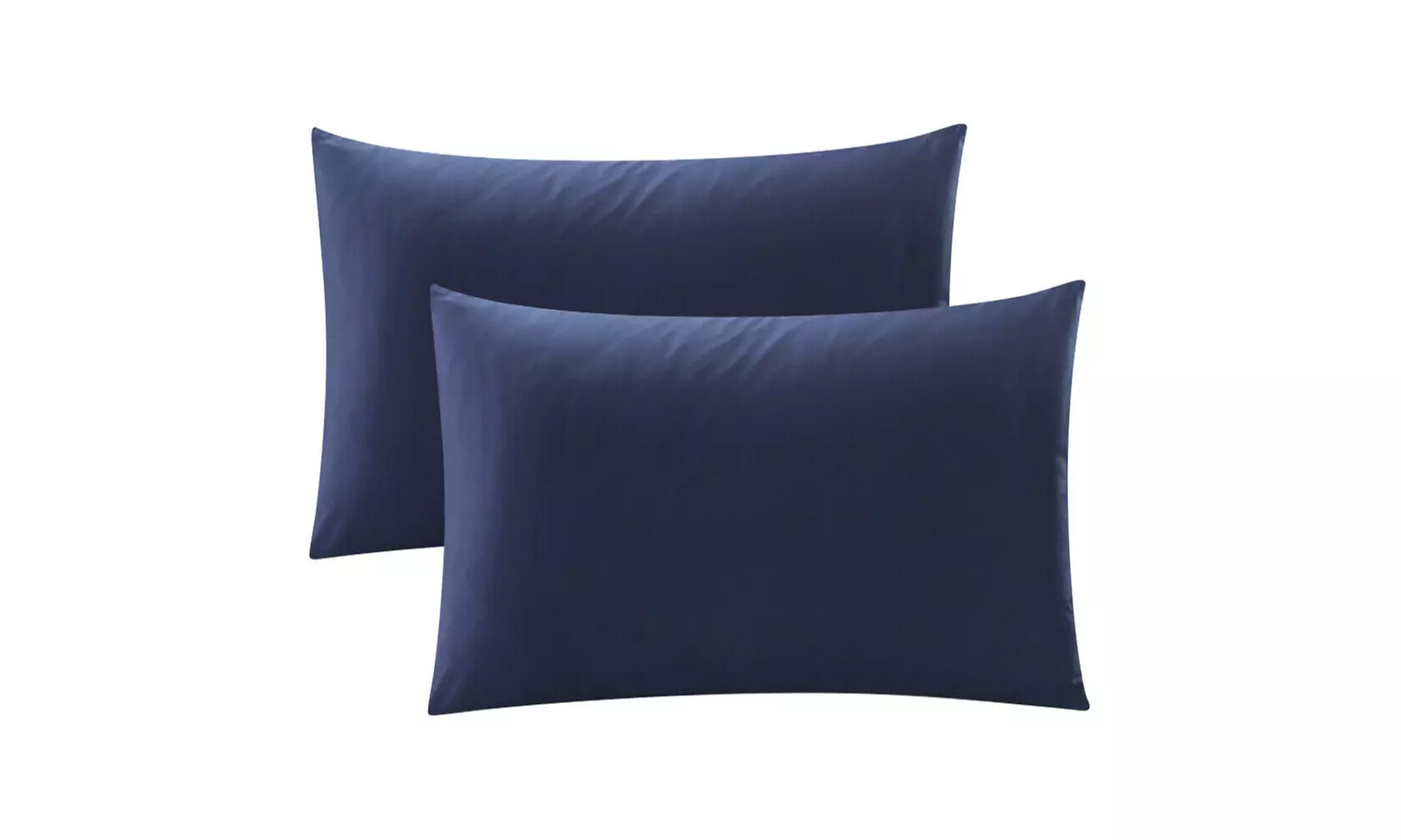 2 Pack Solid Pure Bed Pillow Case Covers Ultra Soft