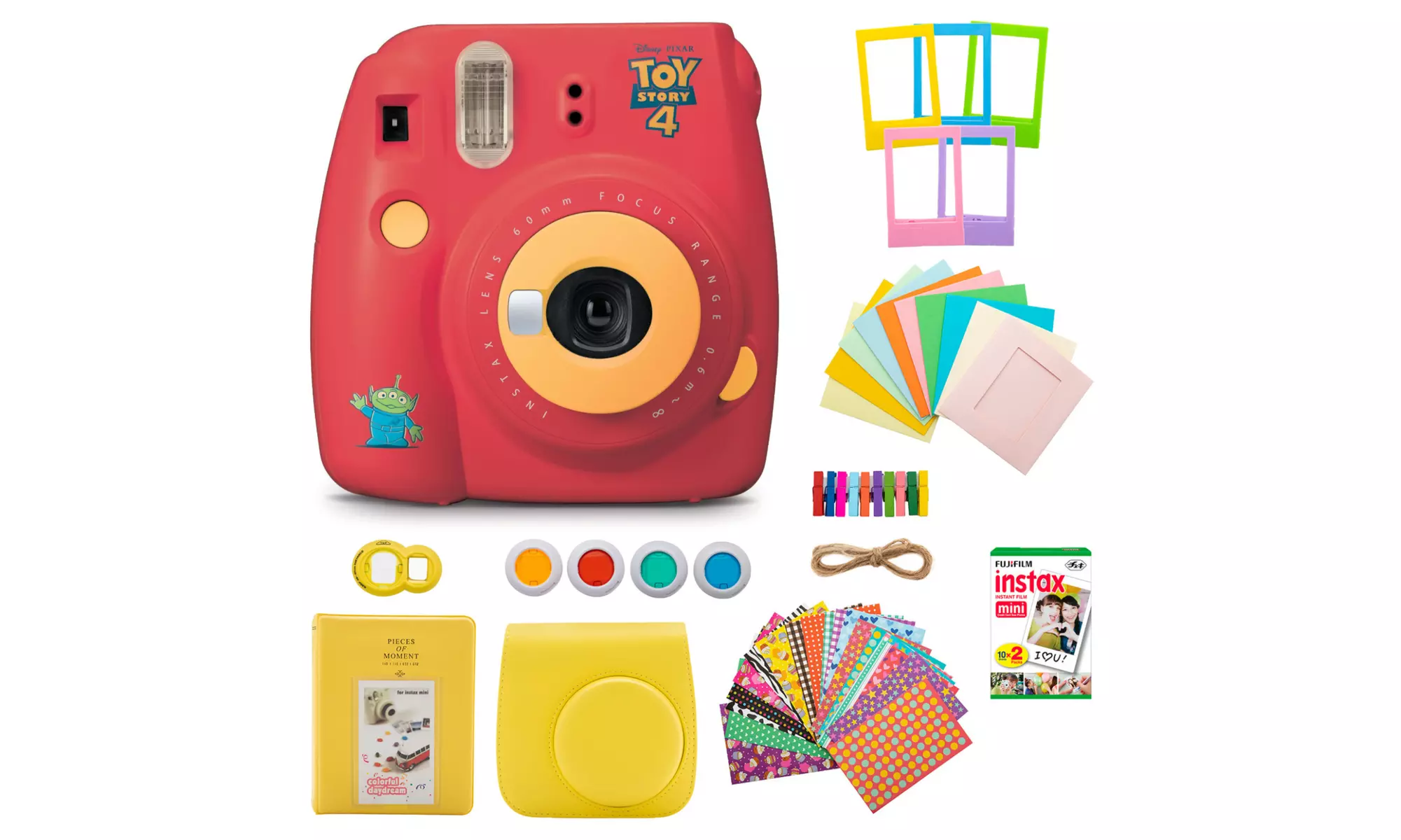 Fujifilm Mini 9 Instant Camera (Disney Toy Story 4 Edition) Film Gift Bundle - Primary Image