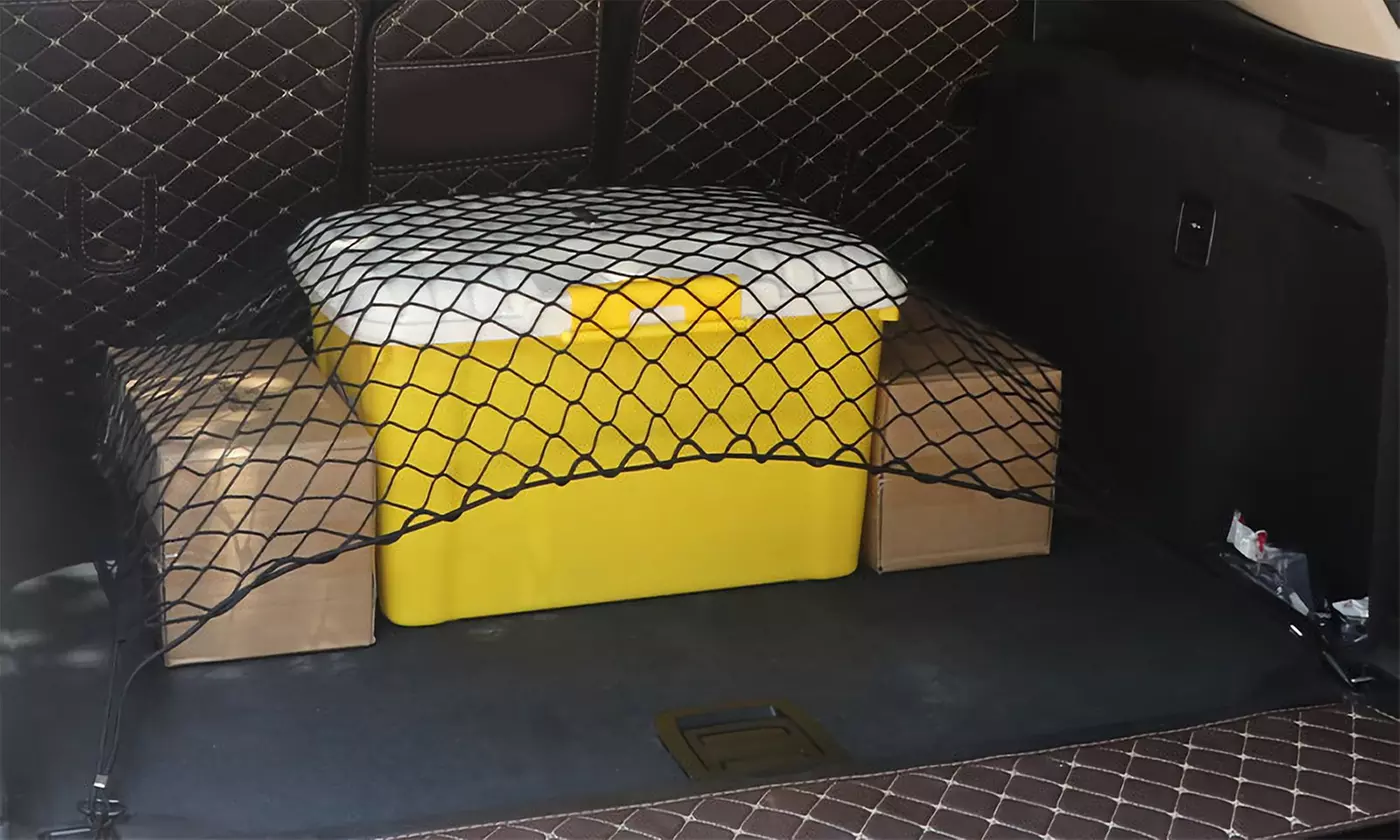 iMounTEK Adjustable Elastic Trunk Net for Car, Van, Truck, and SUV Storage