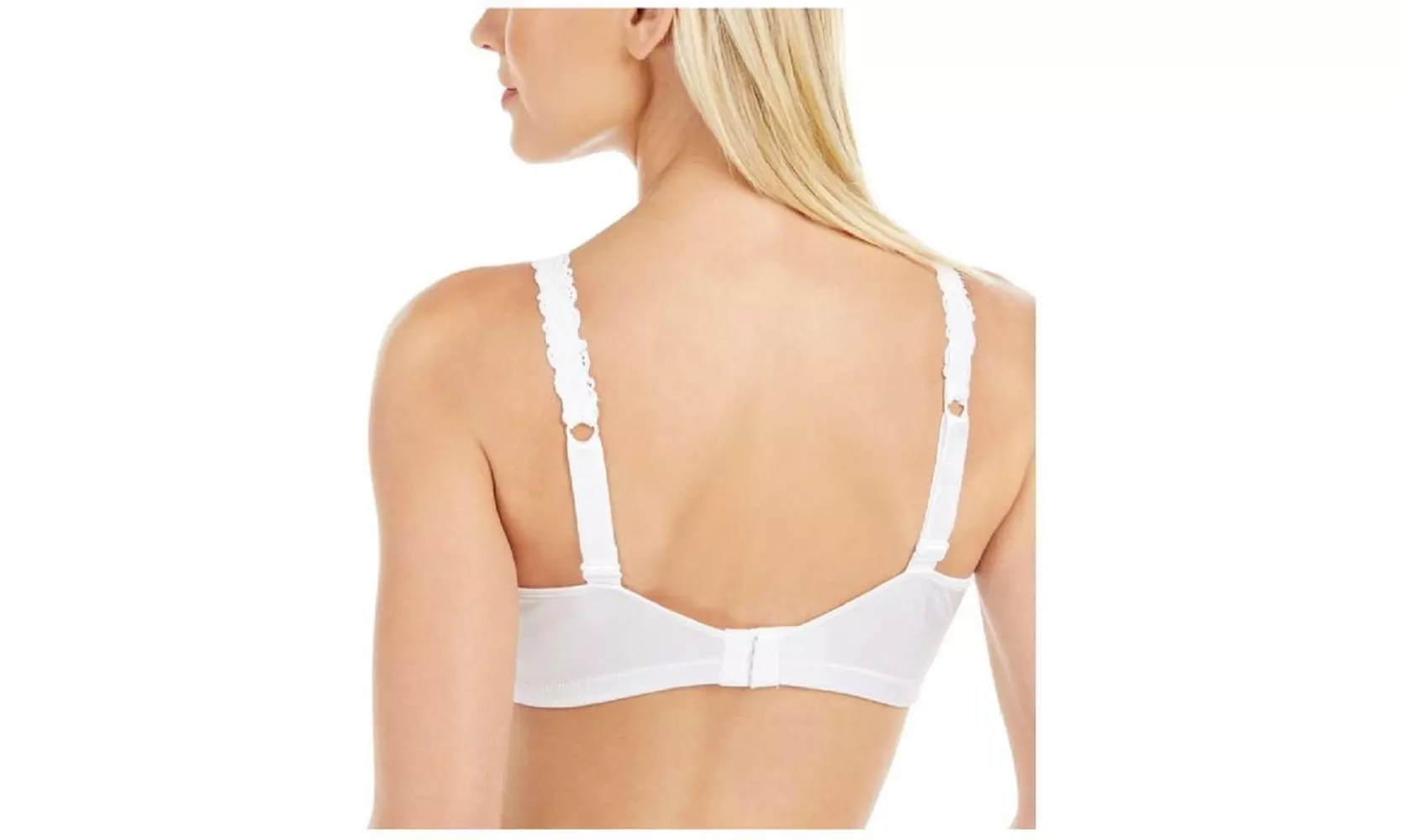 Bali Women's Smoothing Bra White Double Layer Cups U-Back Avail C to DD Cups