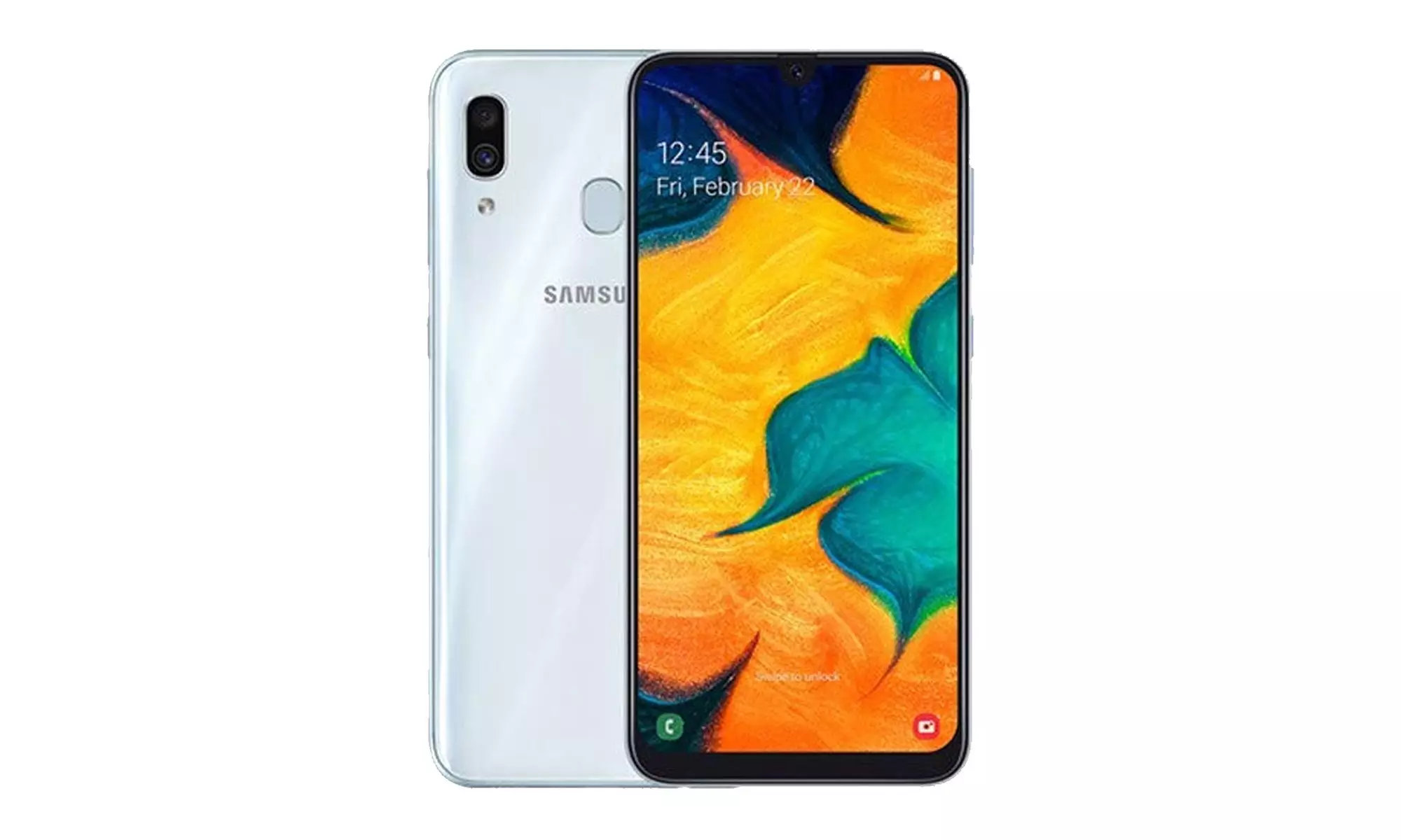 Samsung Galaxy A30 A305F/DS 64GB 6.4"Dual Camera GSM Unlocked Phone - MINT - Primary Image