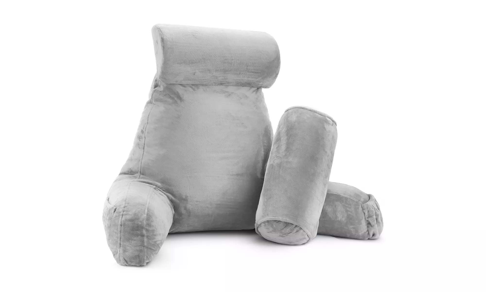 Nestl Premium Shredded Memory Foam Bed Rest Reading Pillow with Arms  - Primary Image