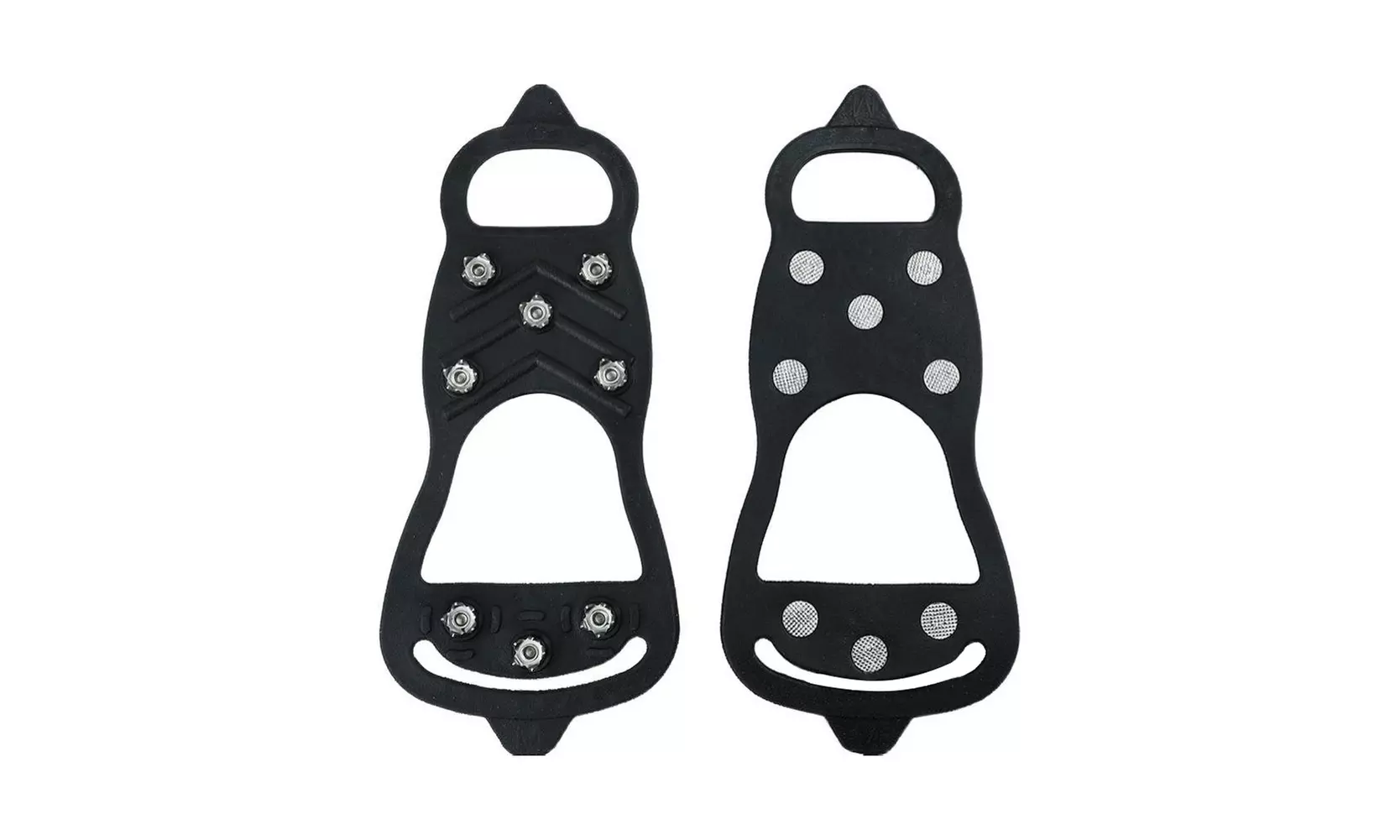 US 1-2 Pairs Ice Snow Grips Traction Cleats Shoes Anti Slip Cleats Boot Crampons - Primary Image
