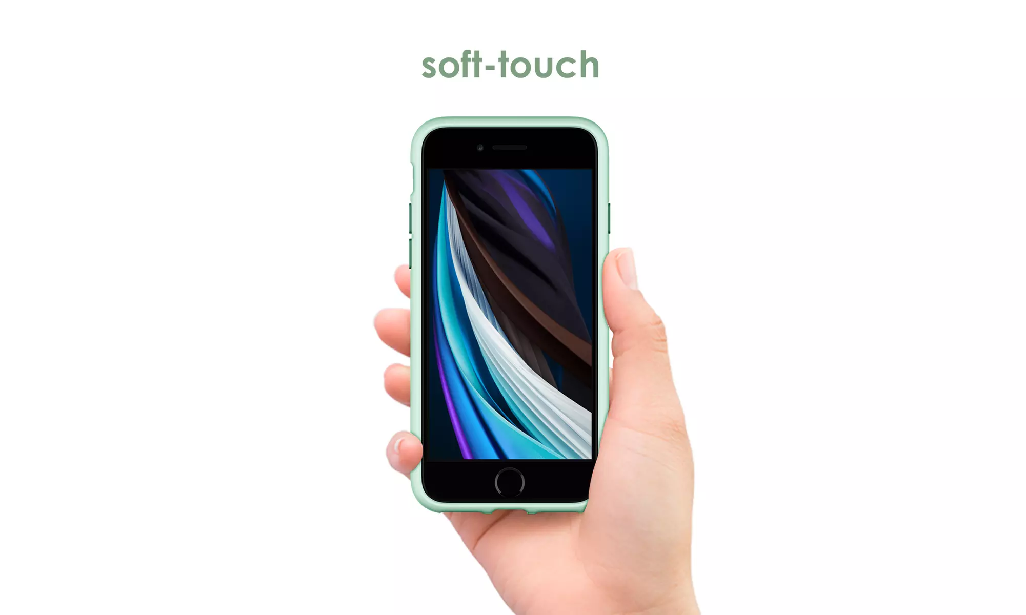 Silicone Case for iPhone 7/8, iPhone SE 3/2, Silky-Soft Touch Shockproof Case