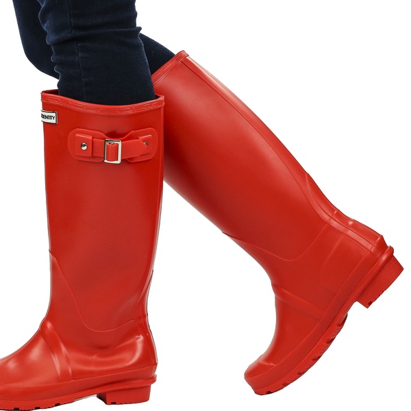 exotic identity short rain boots