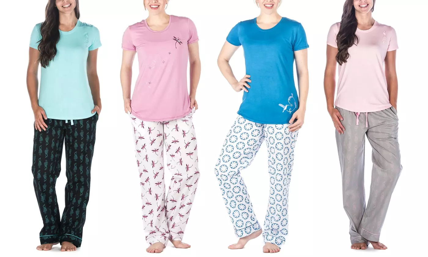 Noble Mount Premium Soft Cotton Poplin Sleep Set - Primary Image