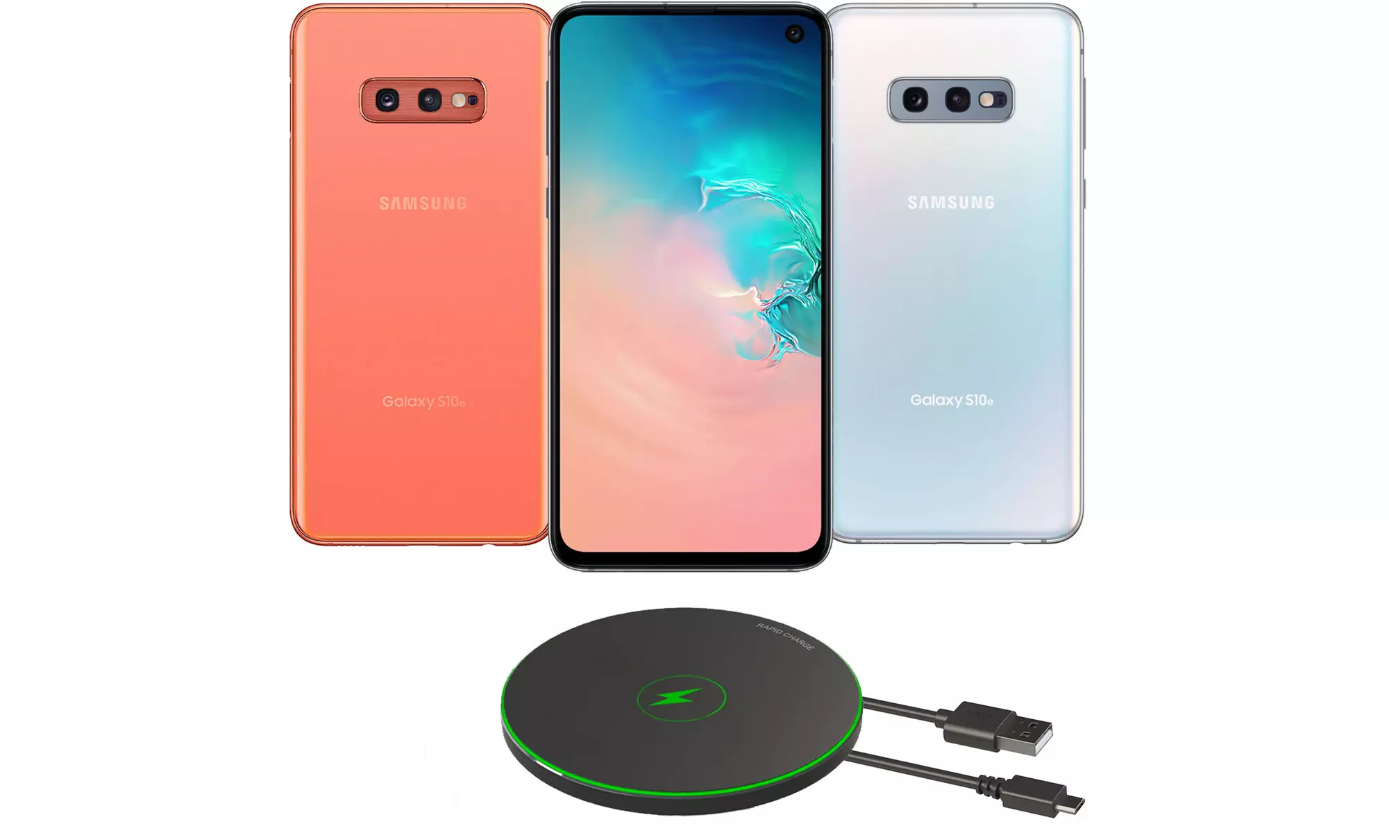 Samsung Galaxy S10e 128Gb, A Grade, Unlocked Smartphone LTE & Wireless Charger - Primary Image