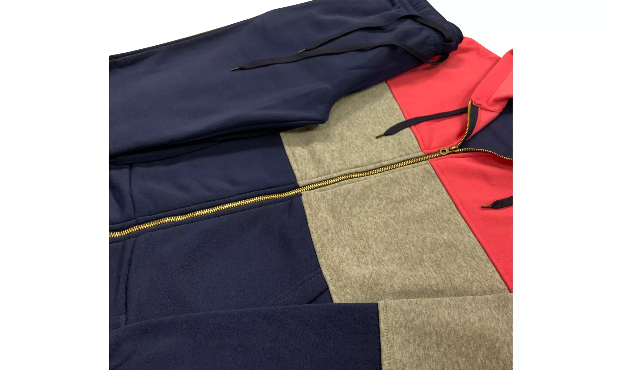 Women's 2-Piece Fleece Sweatsuit Jogger Colorful Sweat Jacket & Sweatpants 
