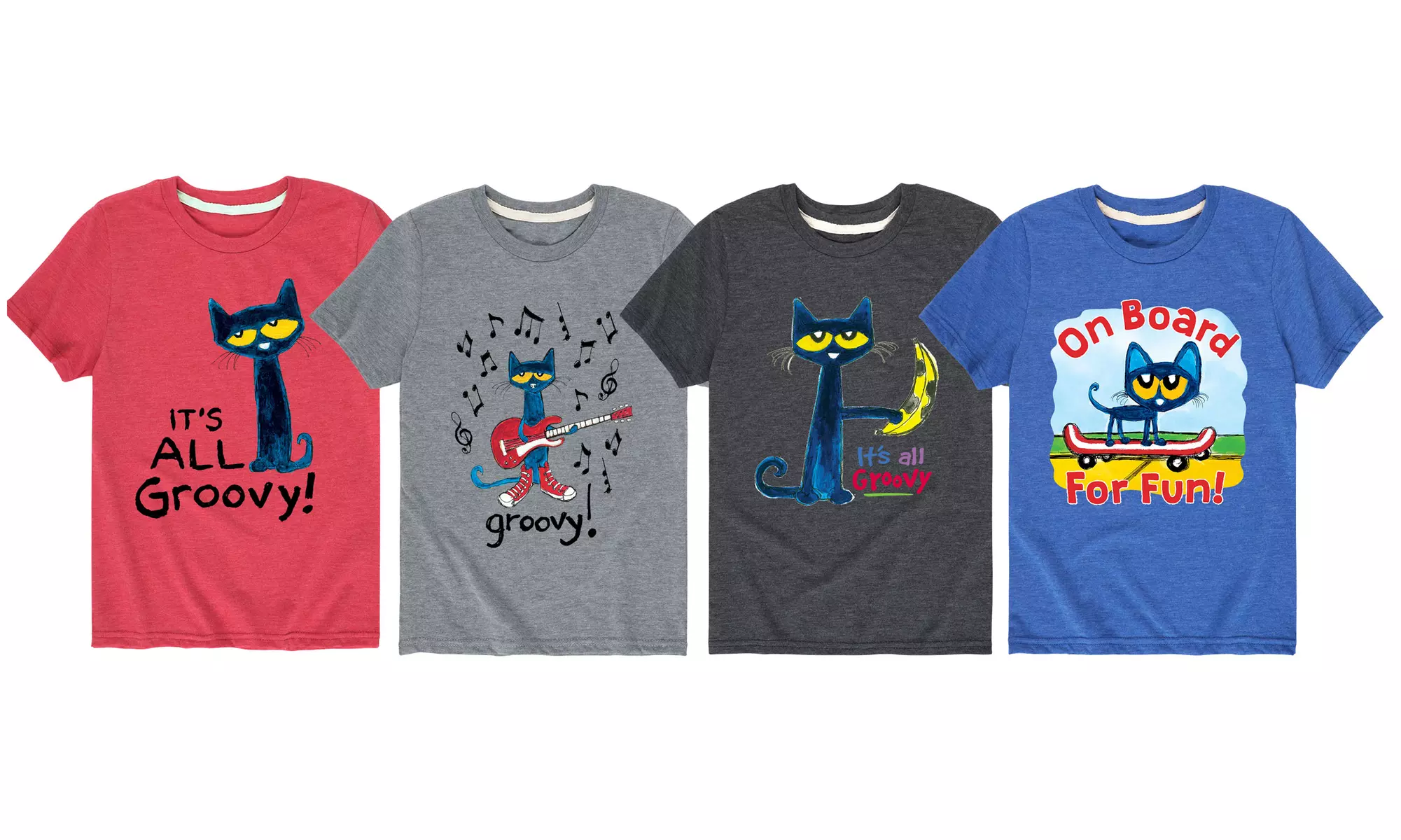 Licensed Pete The Cat Kid Tees - Primary Image
