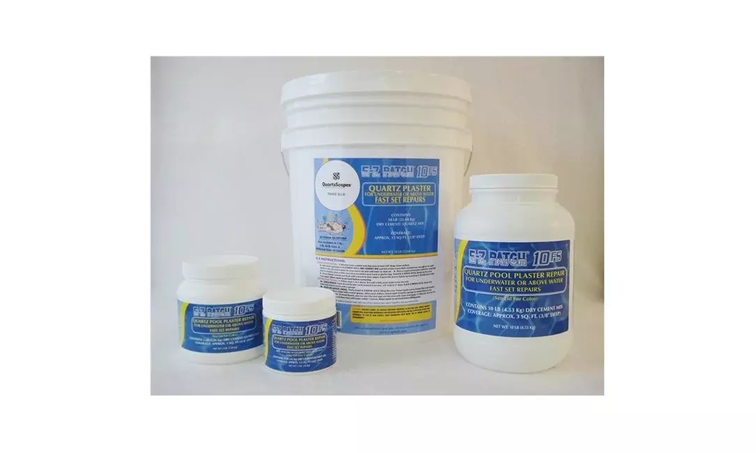 E-Z Patch EZP-1757 50 lbs SGM Diamond Brite Series Aqua Blue Quartz Plaster - Primary Image