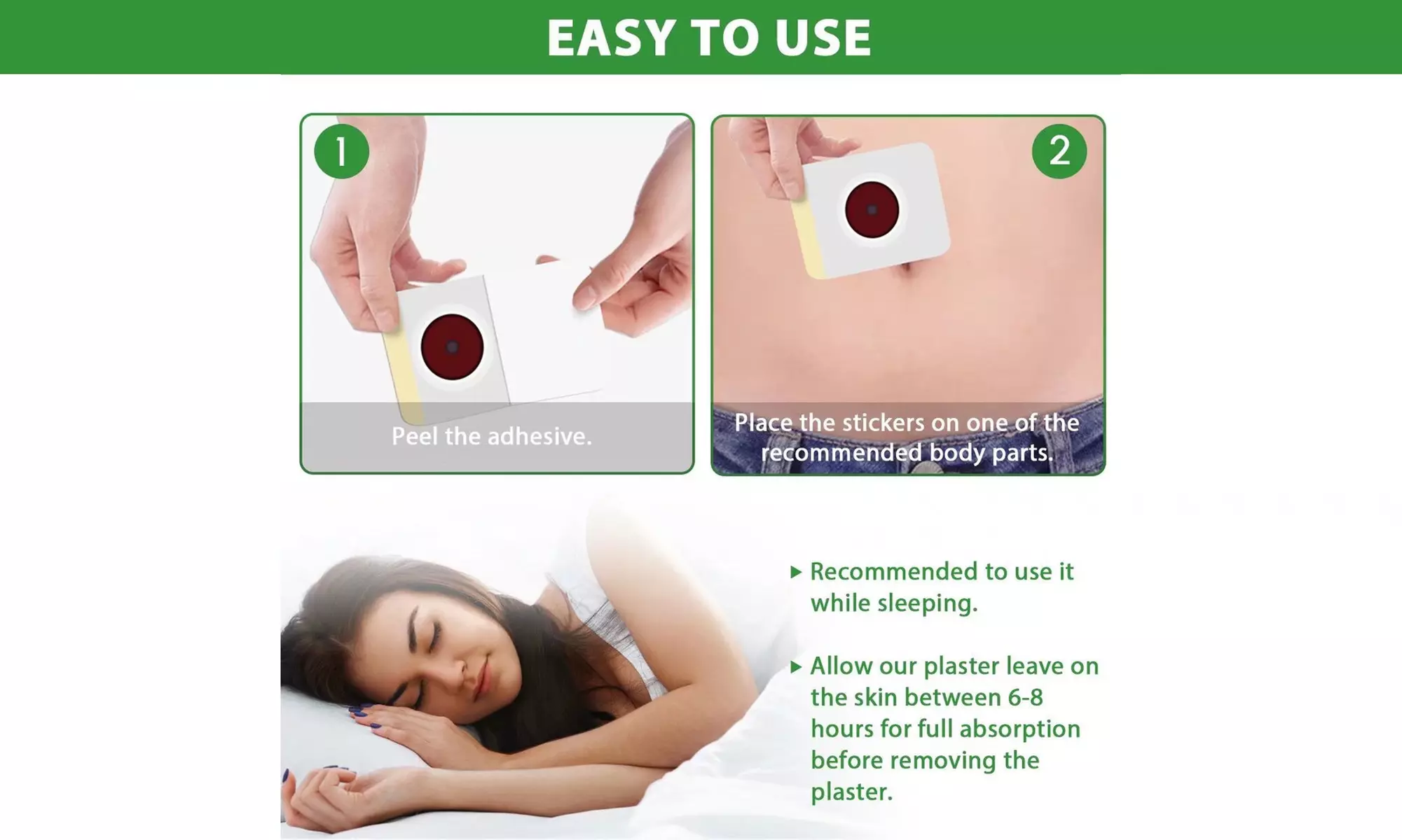 Ginger Foot Pads Detox Foot Patches Slimming Patches for Deep Cleasing