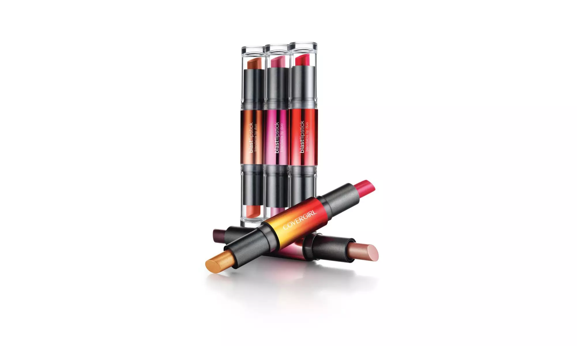 3 Pack CoverGirl Blast Flipstick Lipstick - Primary Image