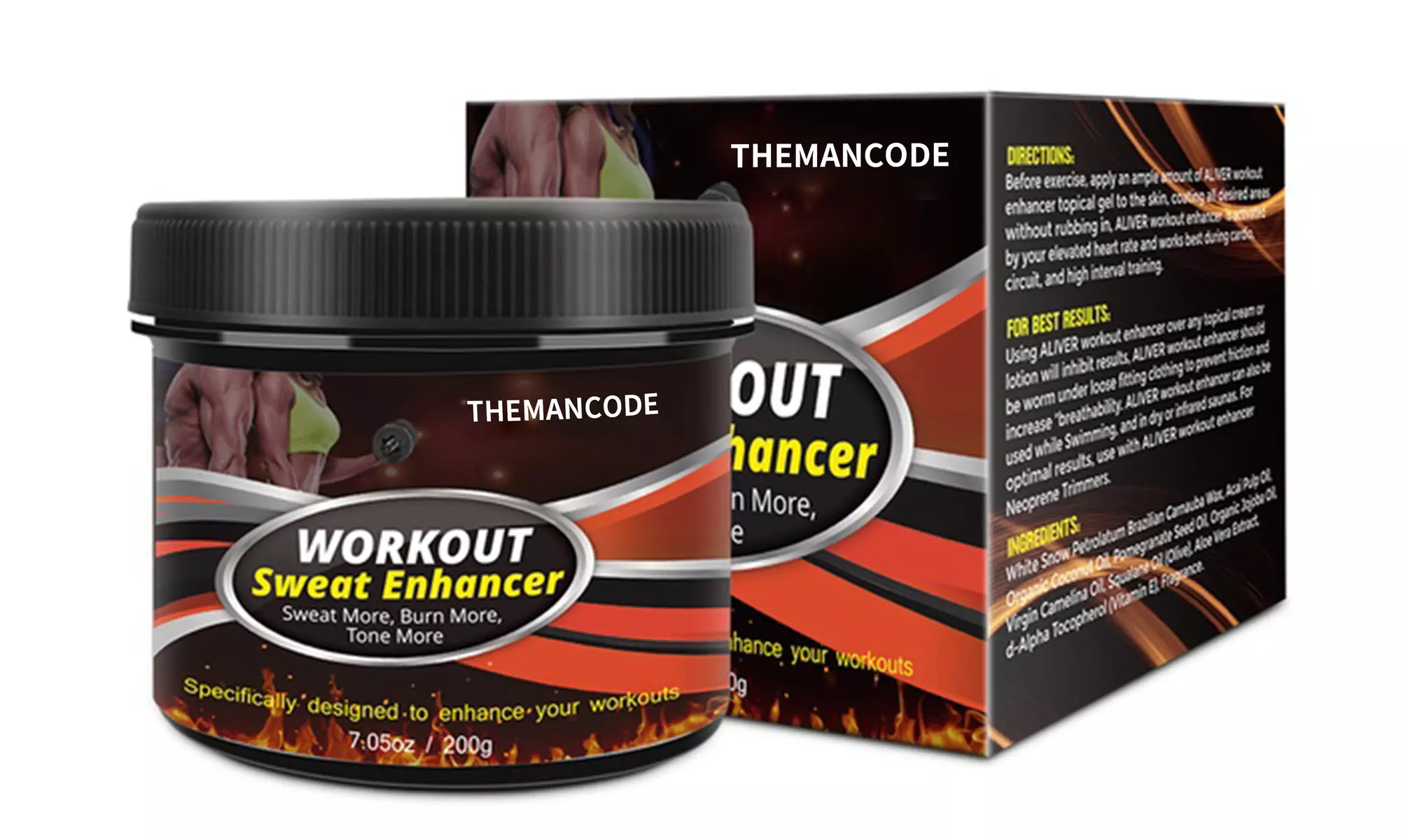 Mens Hot Cream Belly Fat Burner Cellulite Removal Weight Loss Slimming Cream - Second Medium