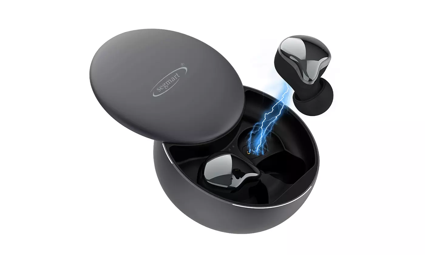 True Wireless Earbuds, IPX5 Waterproof Bluetooth 5.0 Headphones for iPhone - Primary Image