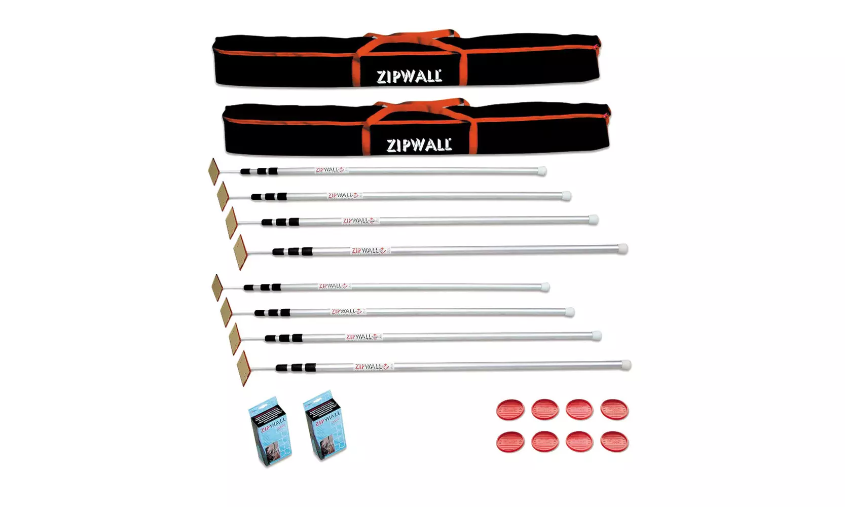 ZipWall 12 SLP4 12-Foot Spring-Loaded Poles for Dust Barriers (2-Pack) - Primary Image