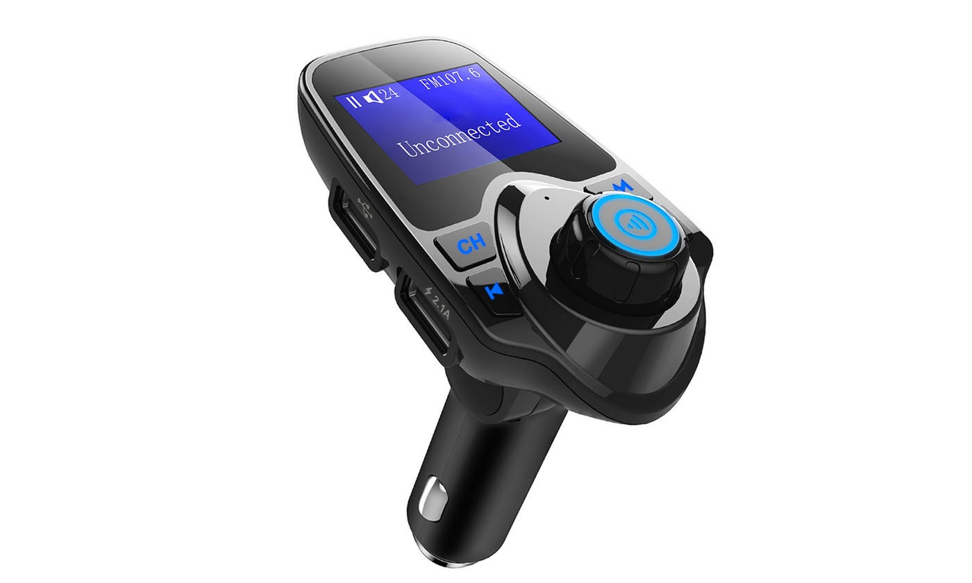 iMounTEK Wireless FM Car Transmitter Bluetooth Radio Adapter Dual USB Charger