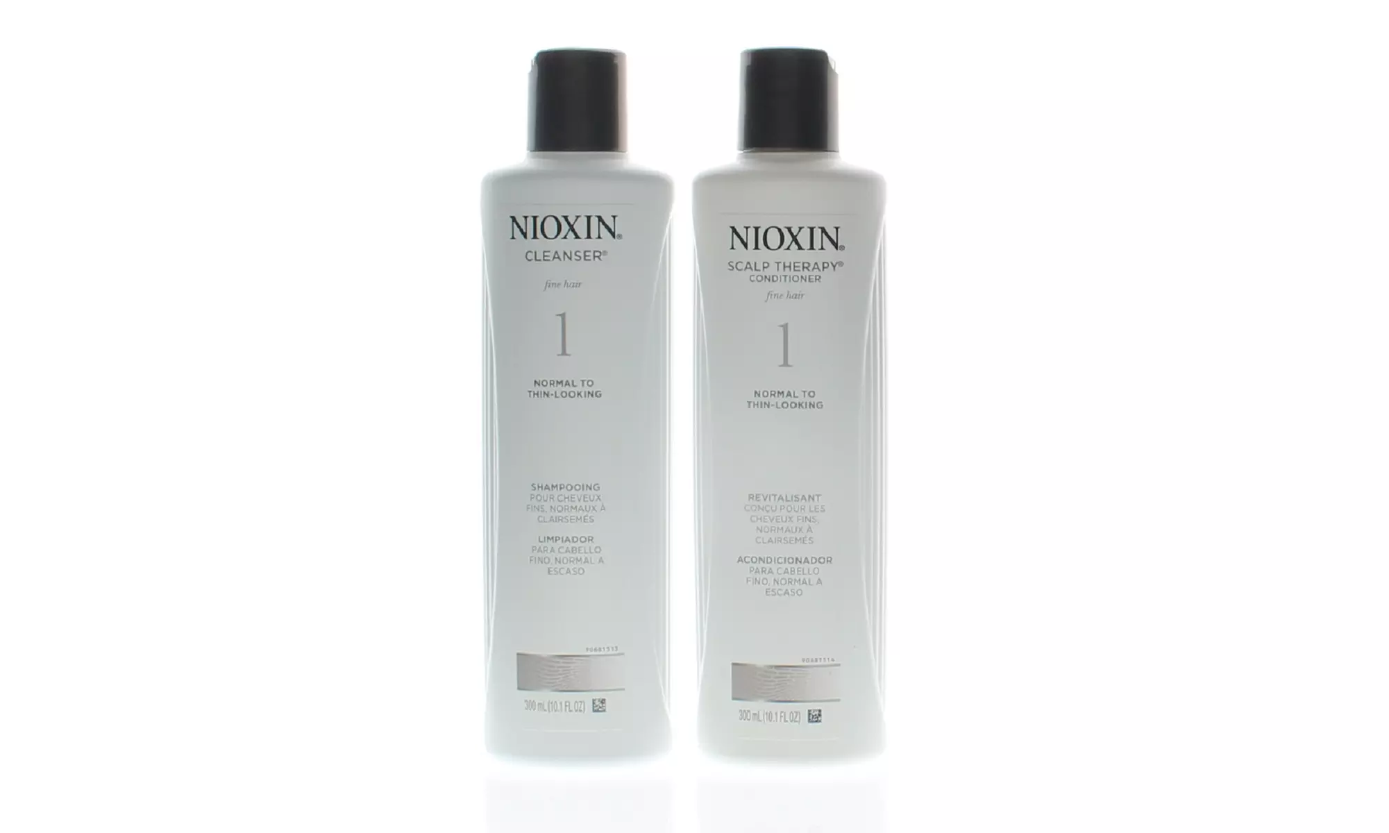 Nioxin Hair Cleanser and Scalp Therapy Duos (2-Pack)