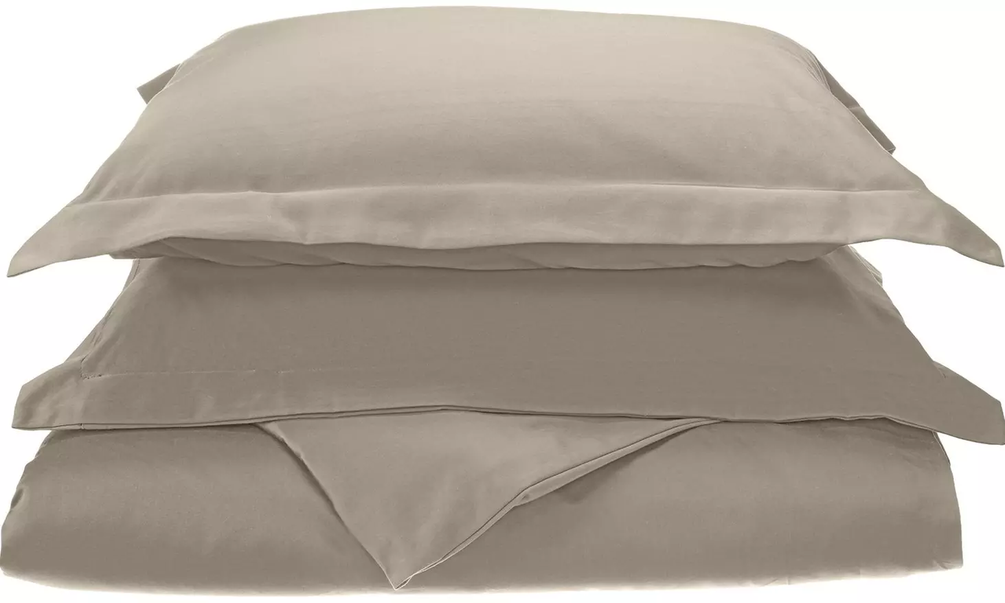 Superior Durable 800 Thread Count Cotton Solid Sateen Finish Duvet Cover Set - Second Medium