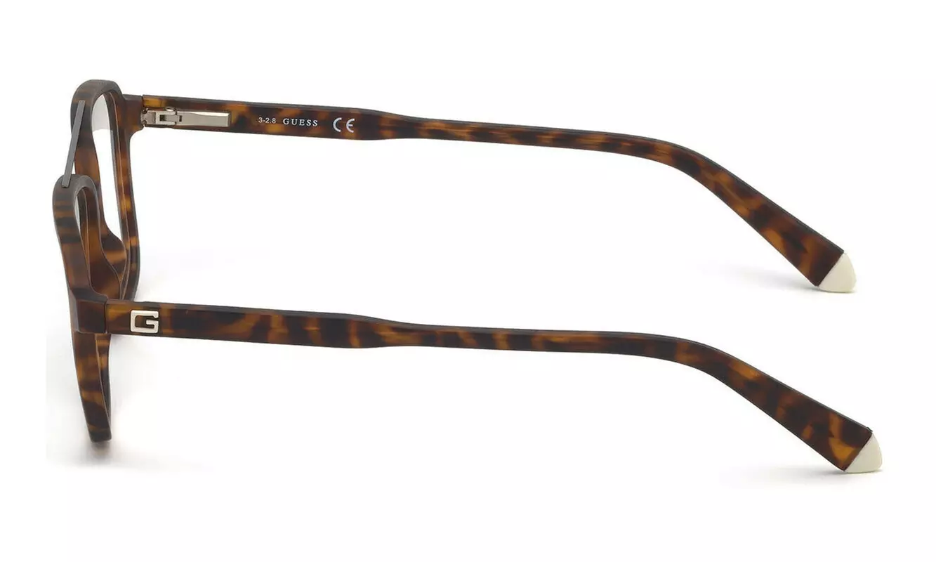 Guess Men Eyeglasses GU1975-052-53 Dark Havana Frame / Demo Lenses - Second Medium
