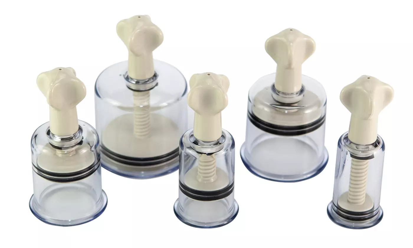 Vacuum Twist Rotary Cupping Set Breast Suckers Enlargement Suction - Primary Image