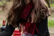 Britt's Knits Women's Fringe Benefits Color-Blocked Double Loop Infinity Scarf  - Second Medium