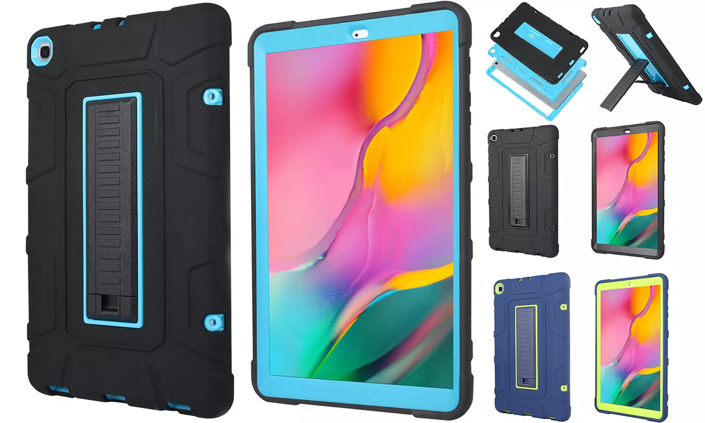For Samsung Galaxy Tab A 10.1 in 2019 Case Shockproof Heavy Duty Rugged Stand - Primary Image