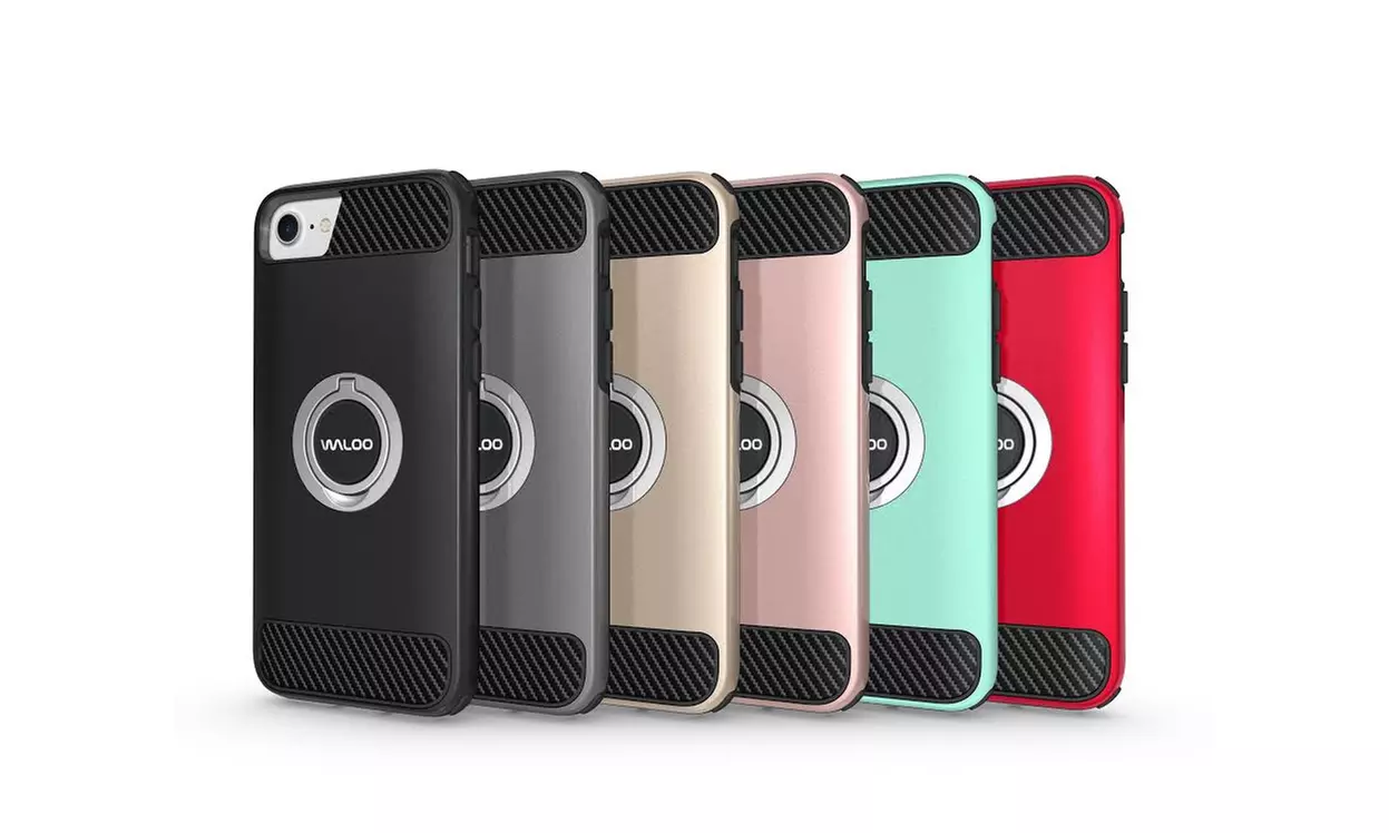 Dual layer Rugged Case W/ Kickstand For iPhones - Primary Image