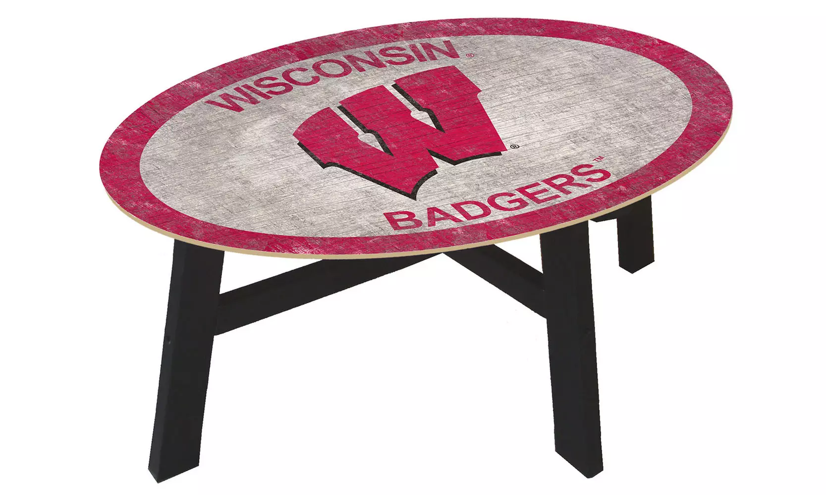 NCAA Distressed Team Coffee Table - 46" - Second Medium