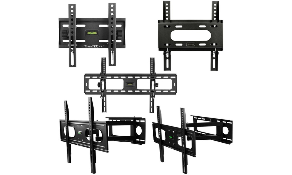 iMounTEK Fixed, Tilt, or Full Motion Mounts w/ Built In Level for 23" to 70" TVs