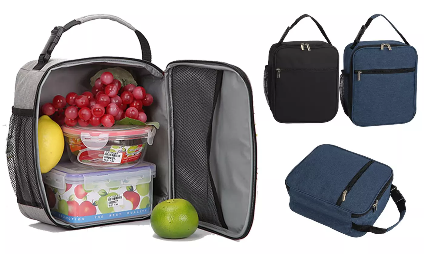 Insulated Lunch Box Small Lunch Bag for Work Picnic School Lunchbox Cooler - Primary Image