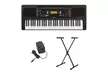 Yamaha PSR-E363 61-Key Portable Keyboard w/ Power Supply and Knox Keyboard Stand - Second Medium