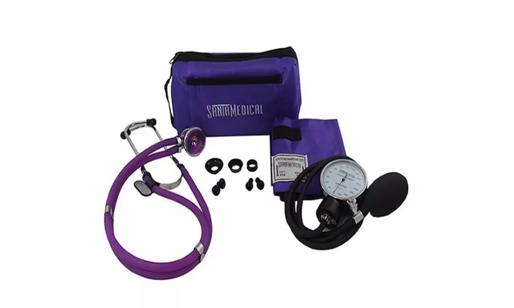 Santamedical Sphygmomanometer with Stethoscope Kit - Primary Image