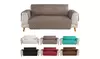 1/2/3 Seat Quilted Microfiber Sofa Couch Cover Pad Chair Throw Pet Dog Kids Mat