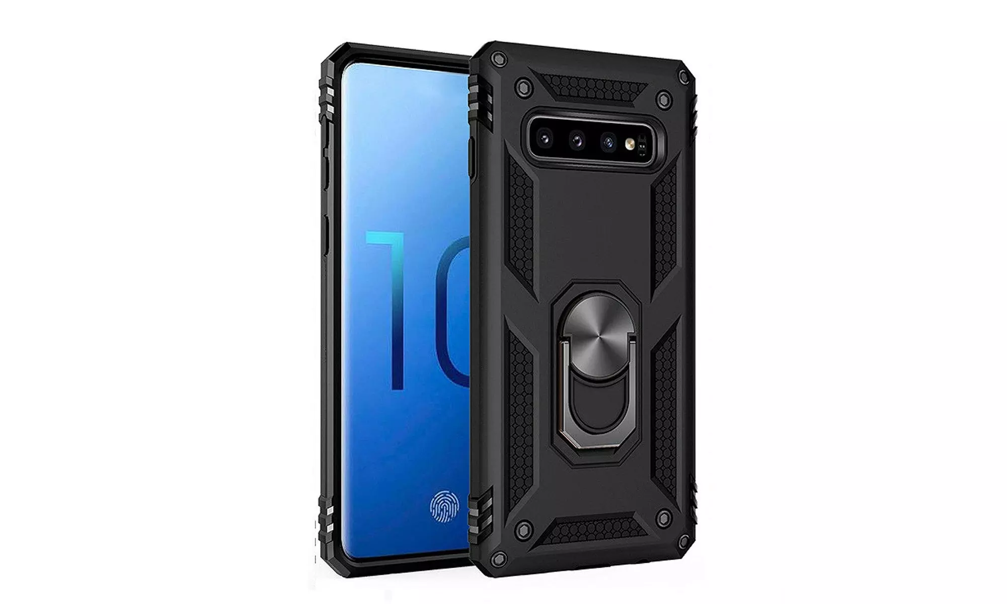 S10 Case with Kickstand and Magnetic Metal Back Ring for S10 Phone Cases - Primary Image