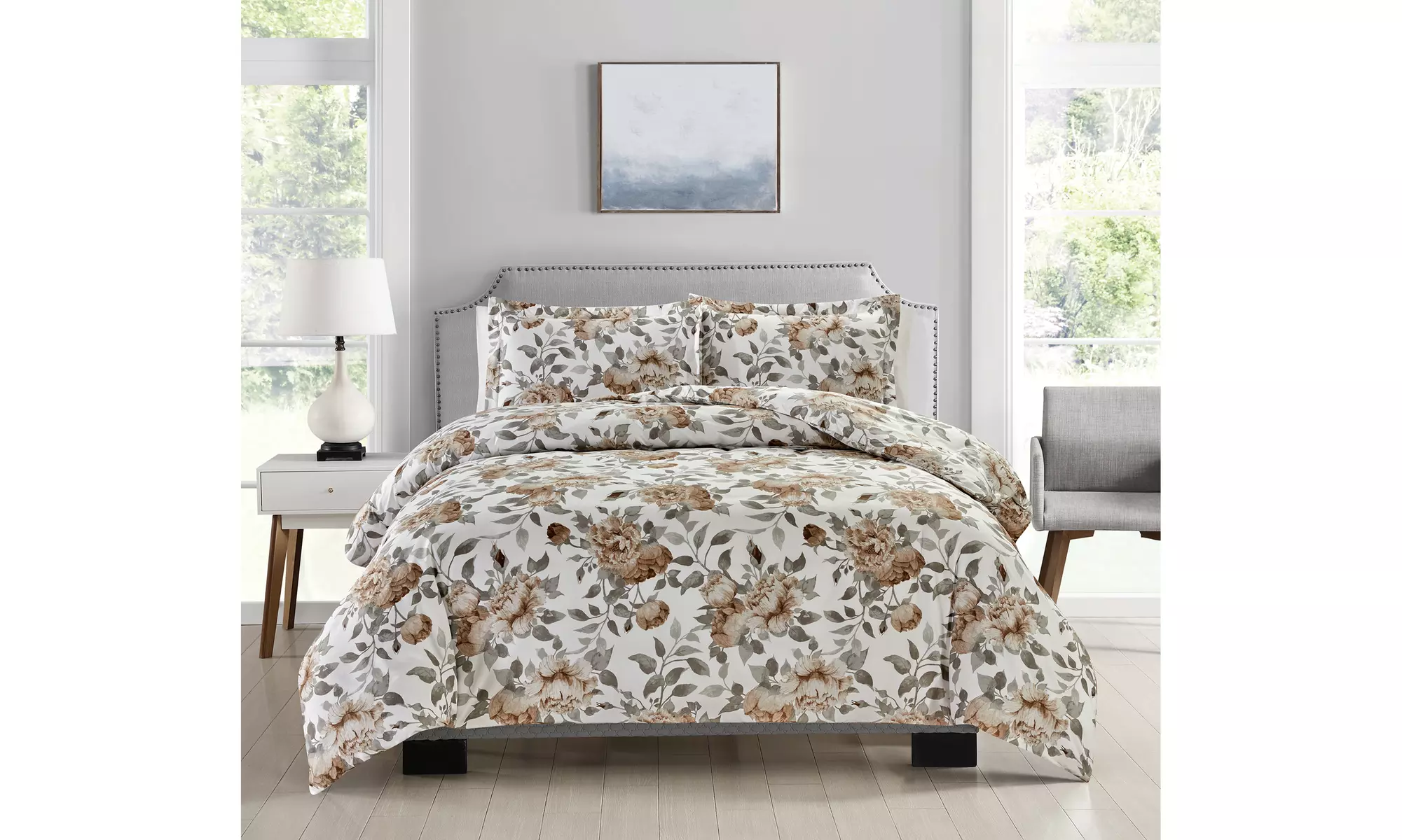 Bibb Home 4 pc Down Alternative Comforter Set