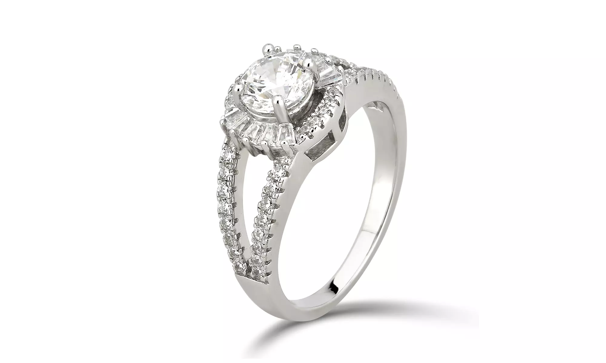 Unique Designs Bridal Ring Made with Crystals from Swarovski