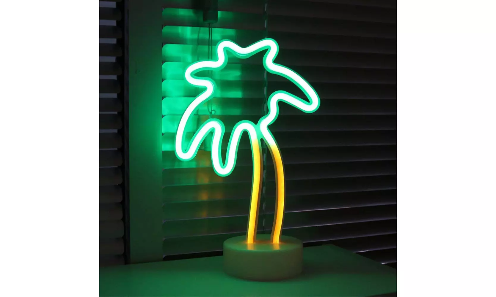 LED Cactus Coconut Tree Flamingo Neon Night Light Wall Lamps for Kids Room Decor - Second Medium