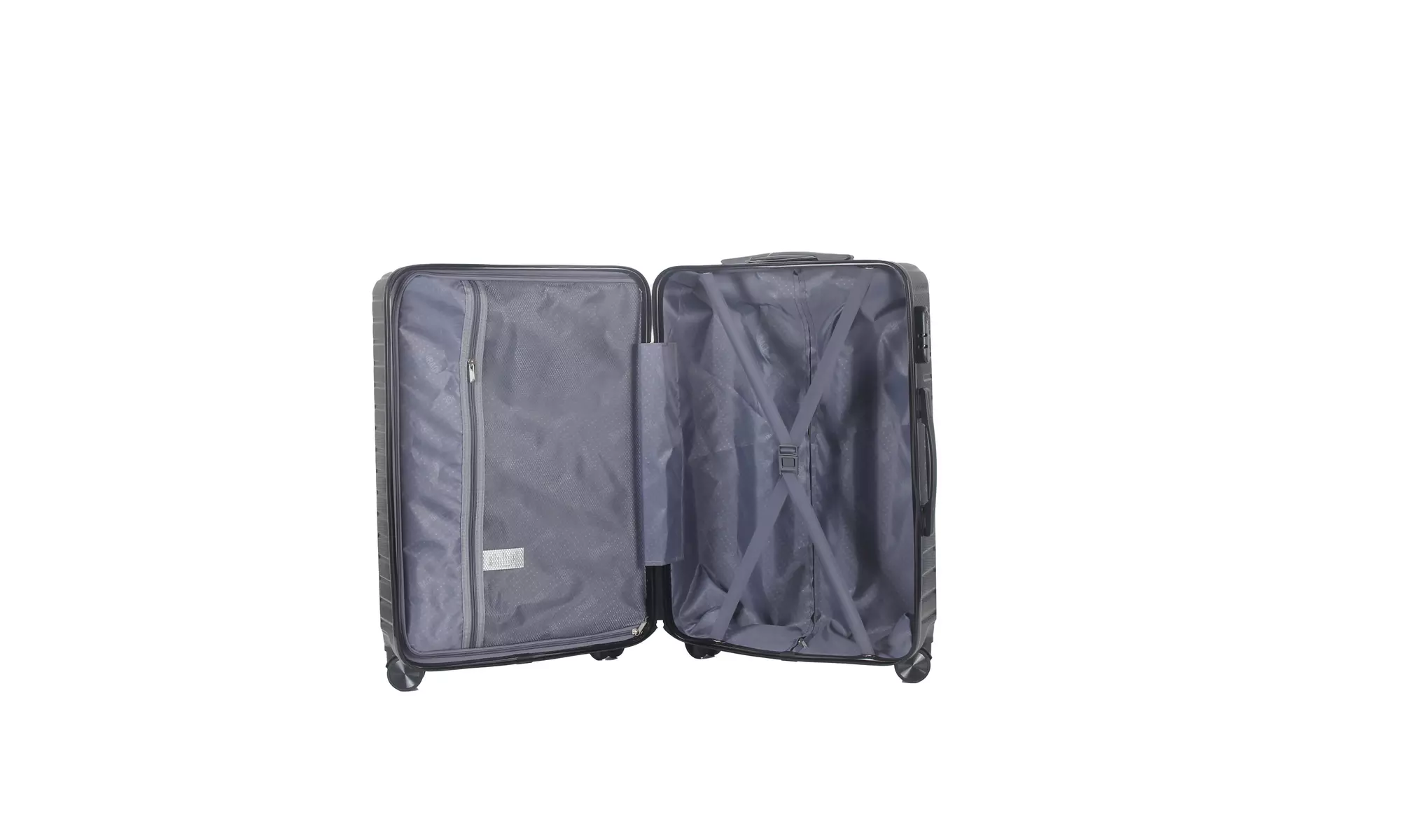 3-Piece Hardside Luggage Set with 360 Dual Spinner Wheels and Combo Lock