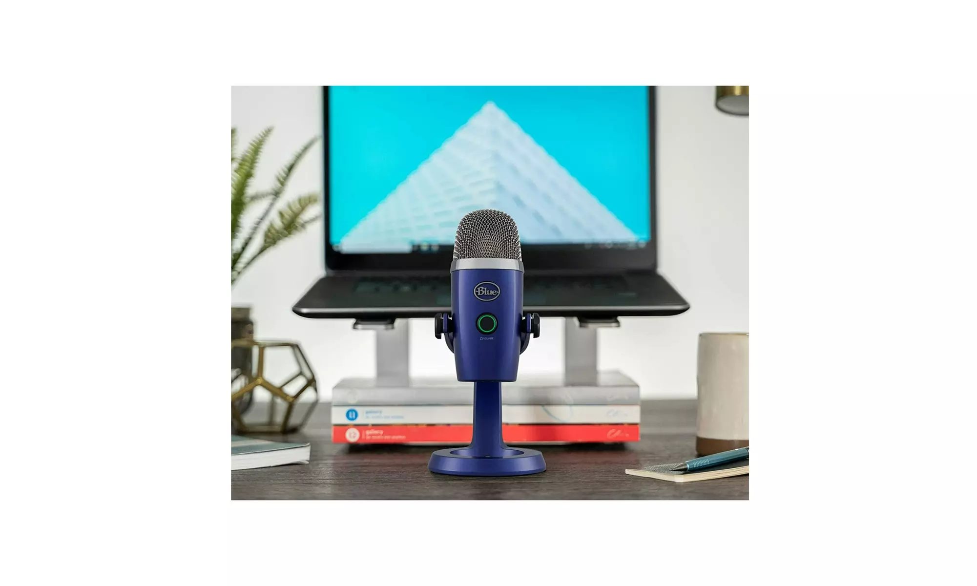 Blue Yeti Nano Premium USB Microphone with Blue Voice Effects (Vivid Blue) - Image 4
