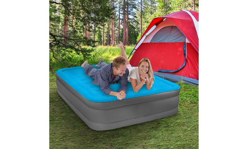 raised air mattress for camping