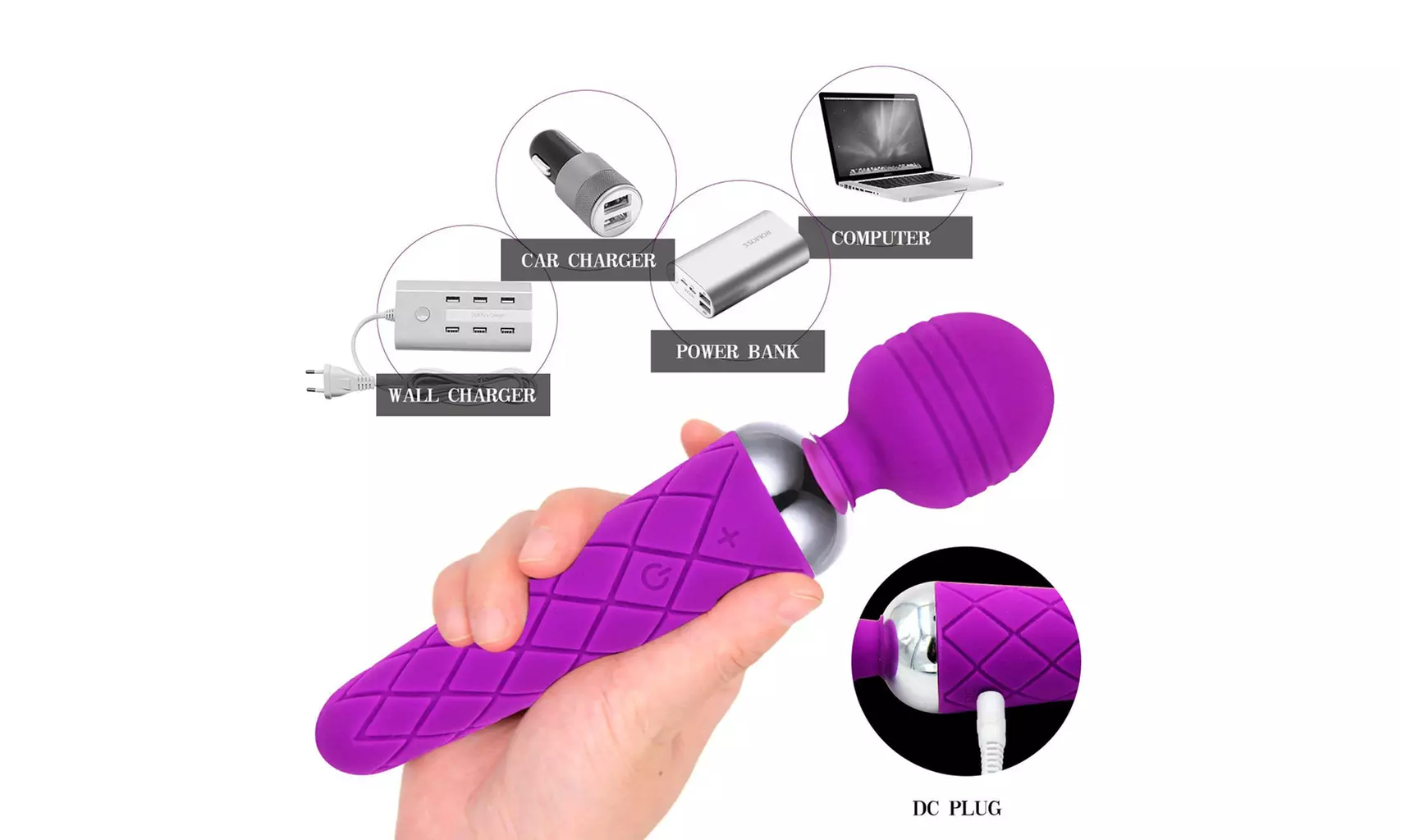 Wand Massager Vibrators AV Vibrator Sex Toys Anal Vibrador Stimulator 