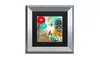 Color Bakery 'Bali I' Matted Silver Framed Art