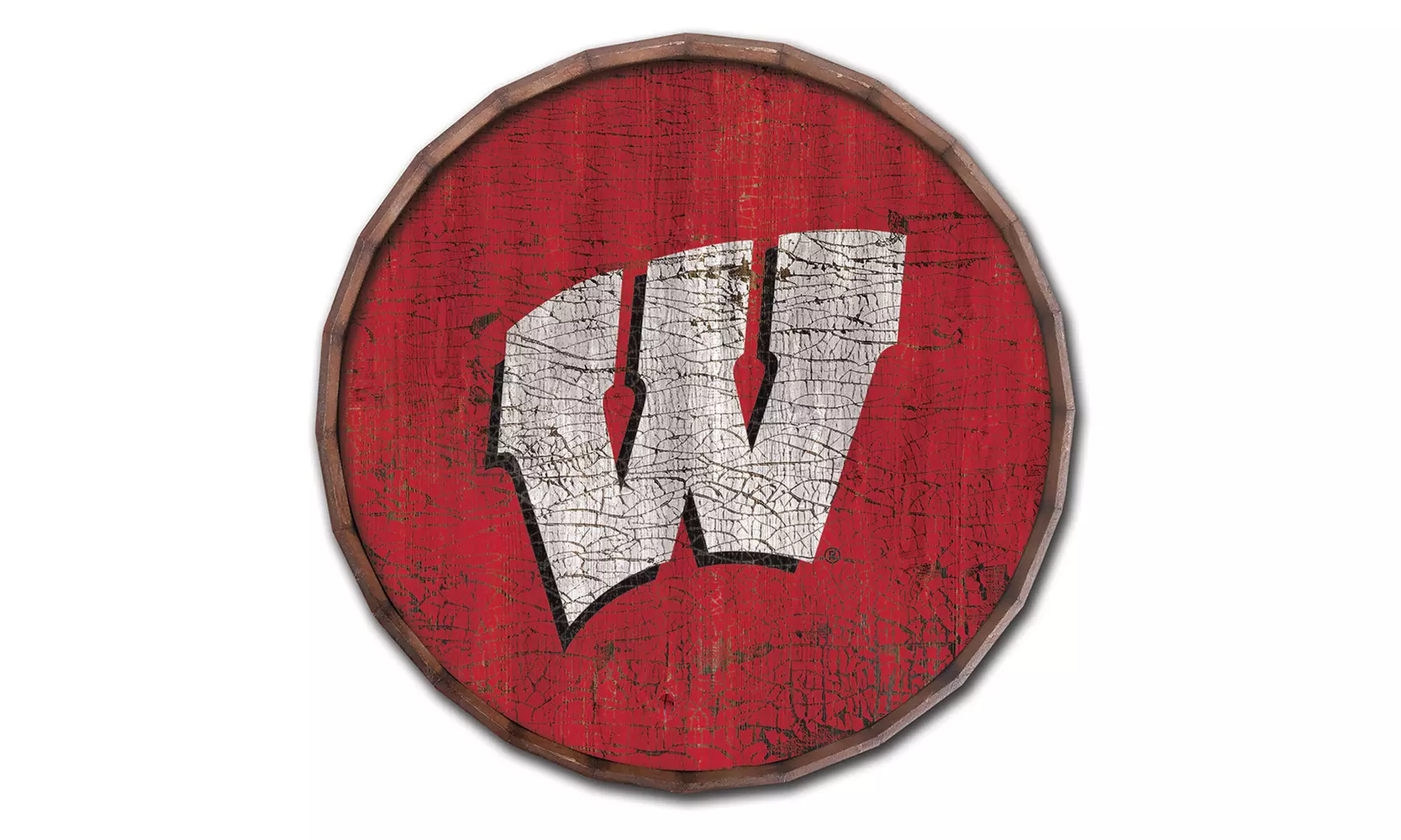 Fan Creations NCAA Large Cracked Color Barrel Top - Second Medium