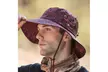 Men Bucket Hat Neck Flap Fisherman Cap Hat Wide Fish Hat Outdoor Military Hats - Second Medium
